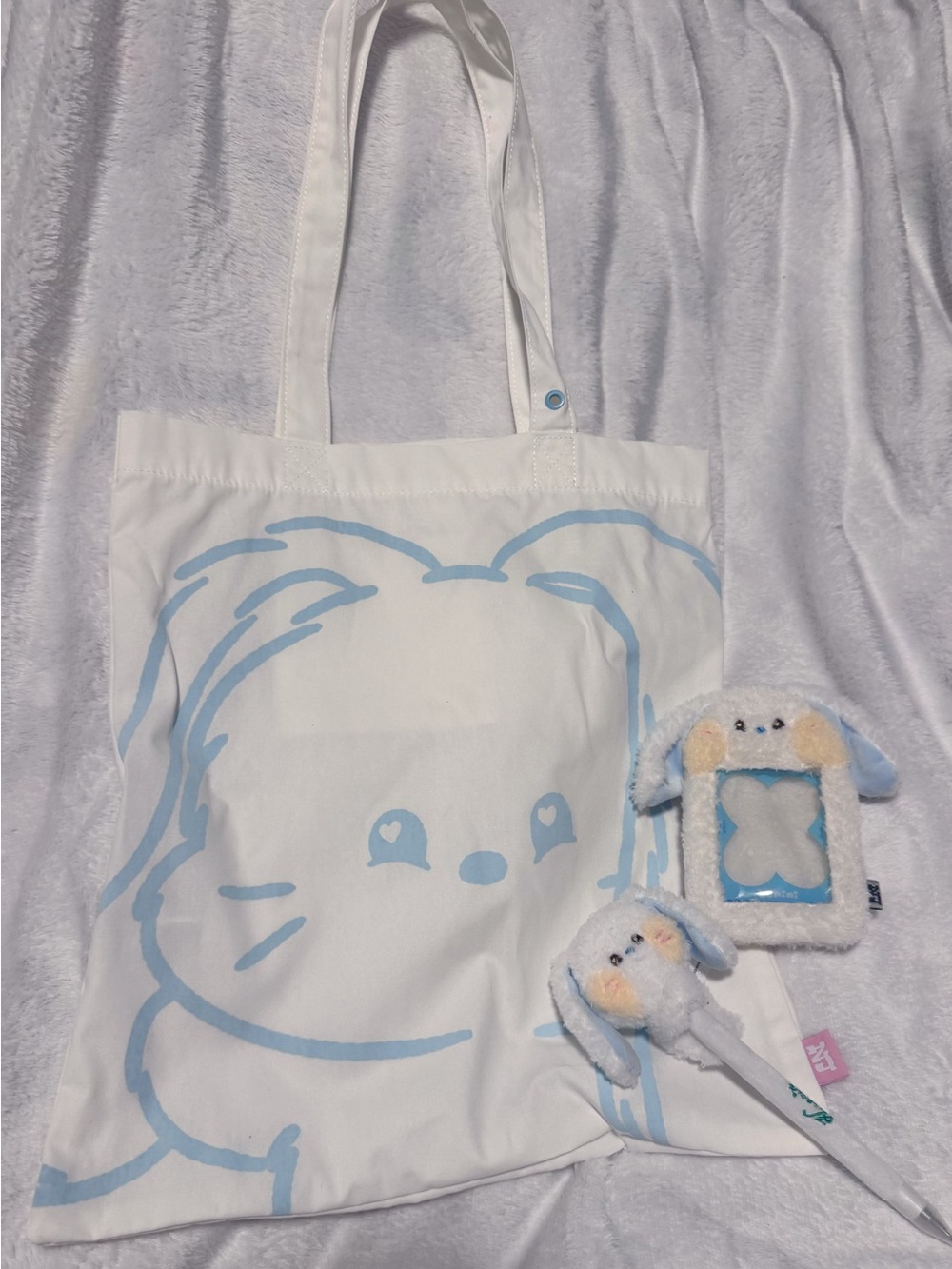Newjeans NJZ Haerin Bunini Kpop Bag, Photocard Holder, Pen Set